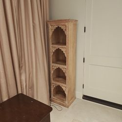 Like New. Two Heavy Full Wood Bookcase 