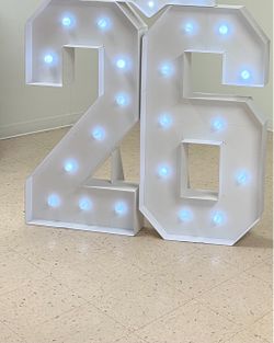 Light up numbers