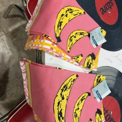 Two 2 Pack Of Retro Vintage Mcm Kitchen Towels 