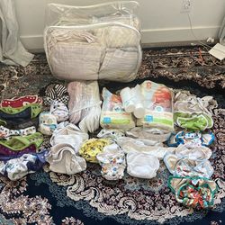 Cloth Diapers, Prefolds, GRefills, All In one, Diaper covers, Etc
