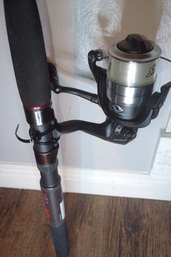Spinning Rod and Reel Combo with Line