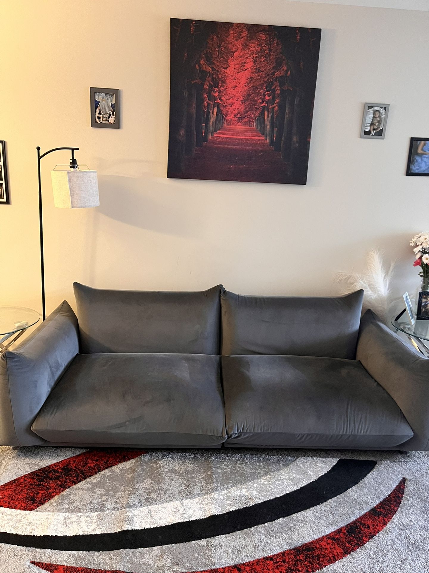 Arnya 88.9” MINIMORE Modern Style Sofa