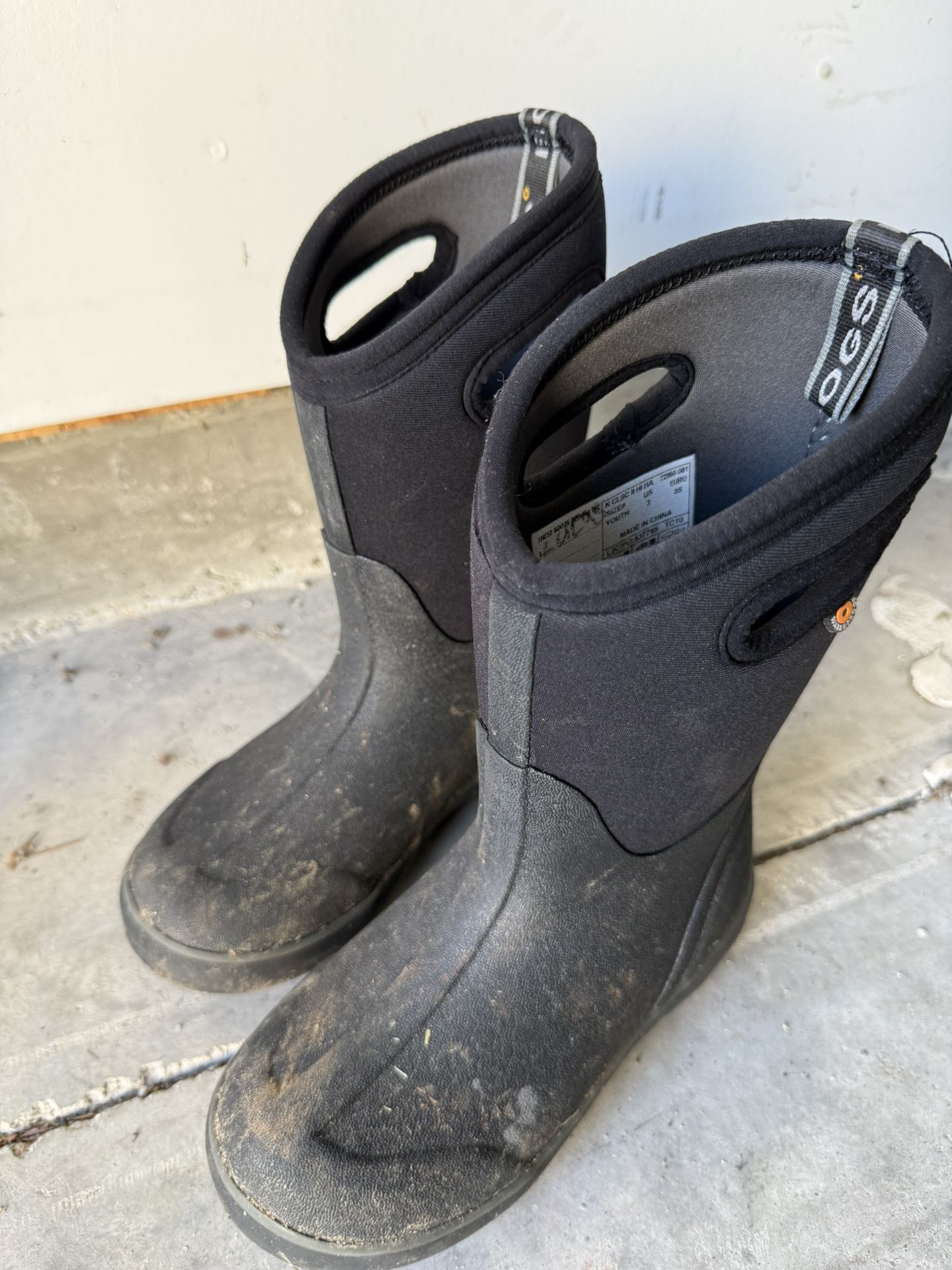 Bogs Kids Boots Size 3