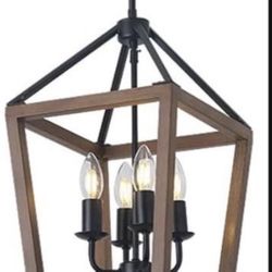 Brand New Modern 4-Light Pendant Chandelier – Adjustable Height – $10 （Firm Price, Clearance Sale)