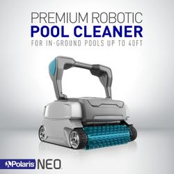 POOL CLEANER 💥Polaris NEO Robotic Pool Cleaner with Caddy – Like New💥 POOL READY TODAY!