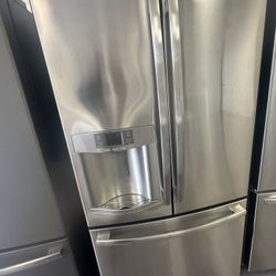 Counter Depth GE Bottom Freezer Refrigerator 