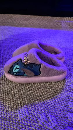 Lili And Stitch Slippers Purple Cozy
