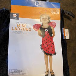 Halloween Costume Lady Bug  New 