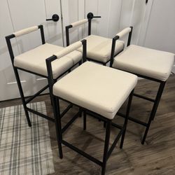Beige Bar Stools 