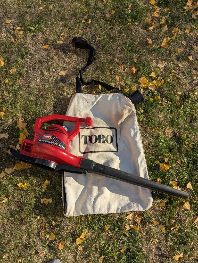 Toro Rake and Vac Blower/Vacuum
