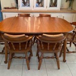 Heavy Solid Maple Dinning Table