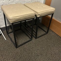 Beige Stools 