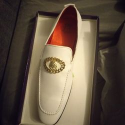 Men's White Dress Shoes