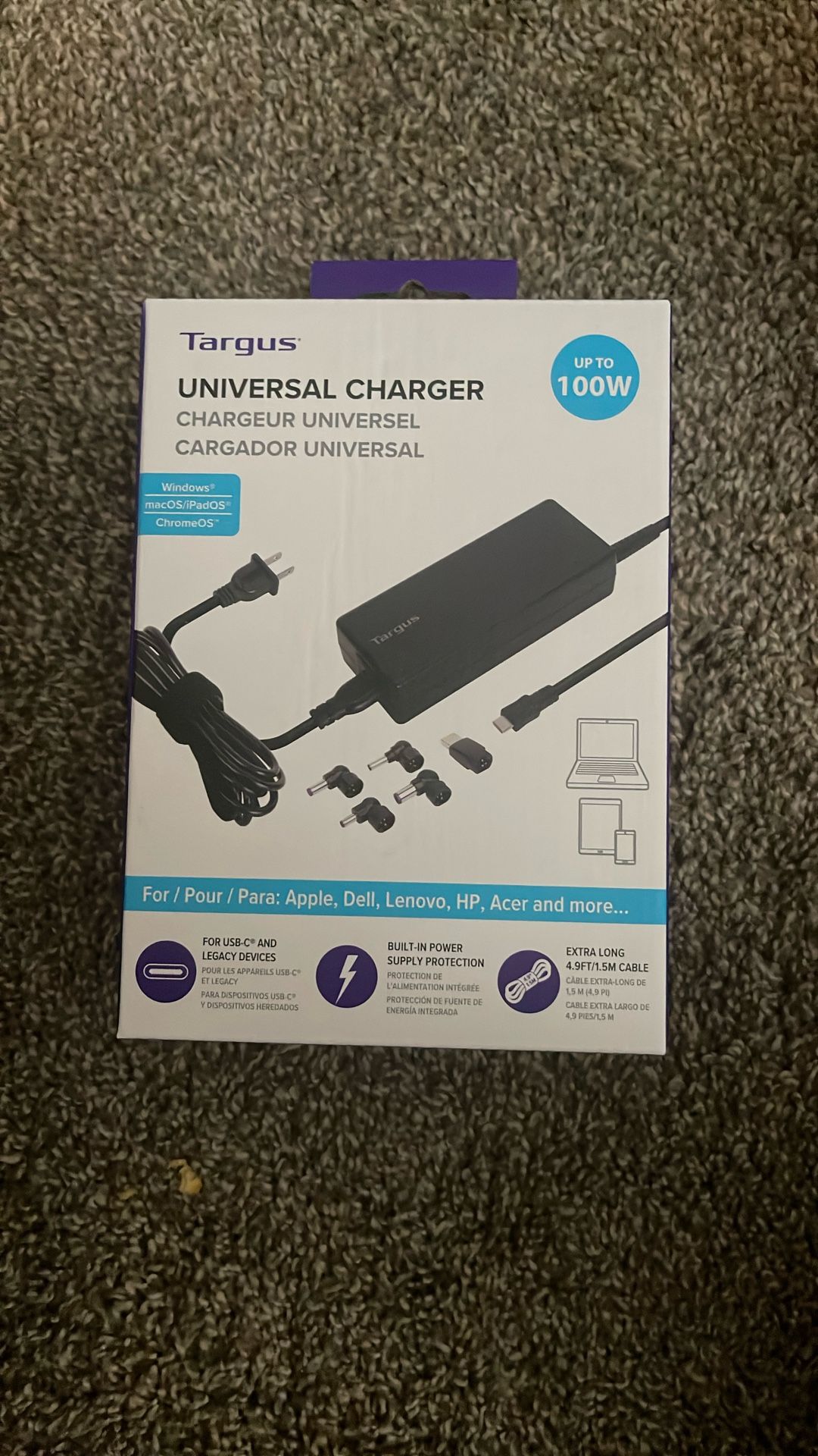 Travis Universal Laptop Charger 100w. 