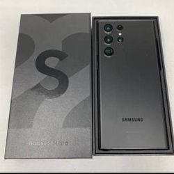 Samsung S22 Ultra Cell Phone Brand New Unlocked  Blackn