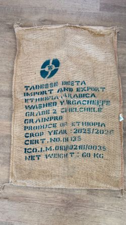 Burlap Coffee Bean Bag