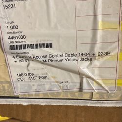4 Element Access Control Cable 