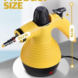 Pressurized Handheld Steam Cleaner, Multi-Surface Steam Cleaner for Home Use, Steamer for Cleaning with 9 pcs Accessories & Safety Lock, Cleaning for 