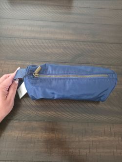 Navy Nylon Toiletry Bag