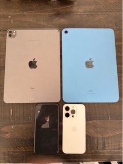 Lot of 2 iPads/2 phones