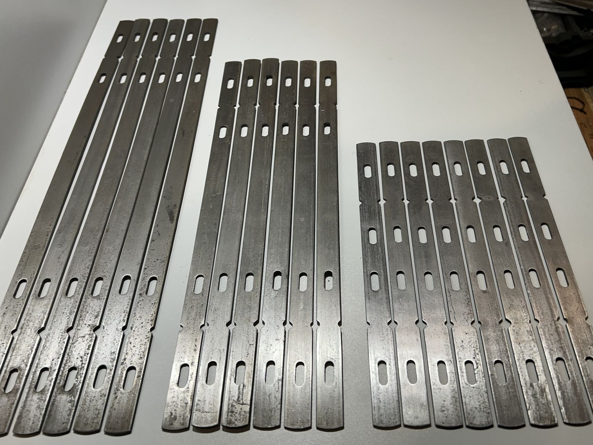 100pcs X Flat Ties For Concrete Forms 6” 12” 16” | 11 Gauge Steel 
