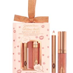Charlotte tilbury Pillow talk glossy lip kit in fair, original and medium.