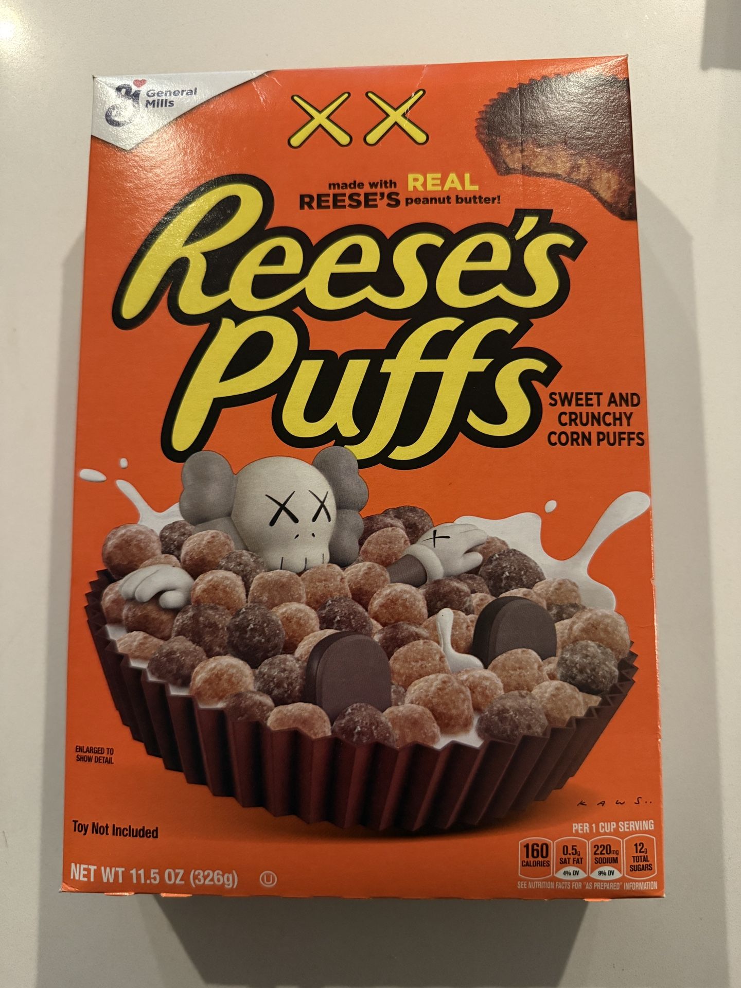 KAWS REESES PUFFS CEREAL