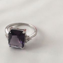 Purple Princess Ring, Size 8