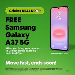 Free samsung a37!