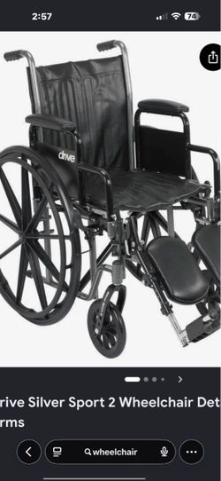 wheelchair in perfect condition