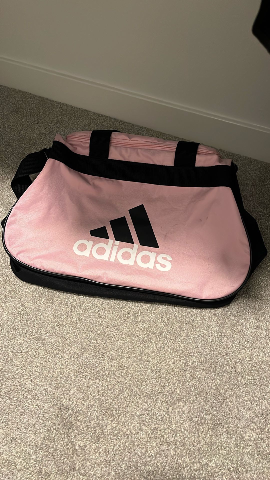 Pink Adidas Gym Duffle Bag