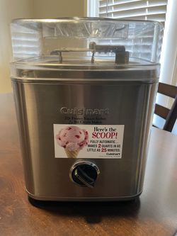 Cuisinart 2-Quart Frozen Yogurt, Sorbet & Ice Cream Maker
