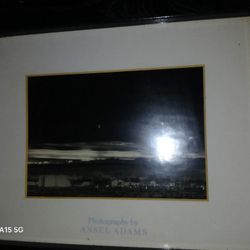 ANSEL ADAM PRINT  EVERYTHING ON MY Post SERIOUS INQUIRIES ONLY PLEASE 