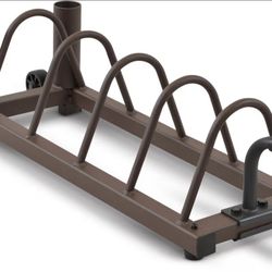 Olympic bar and plate holder