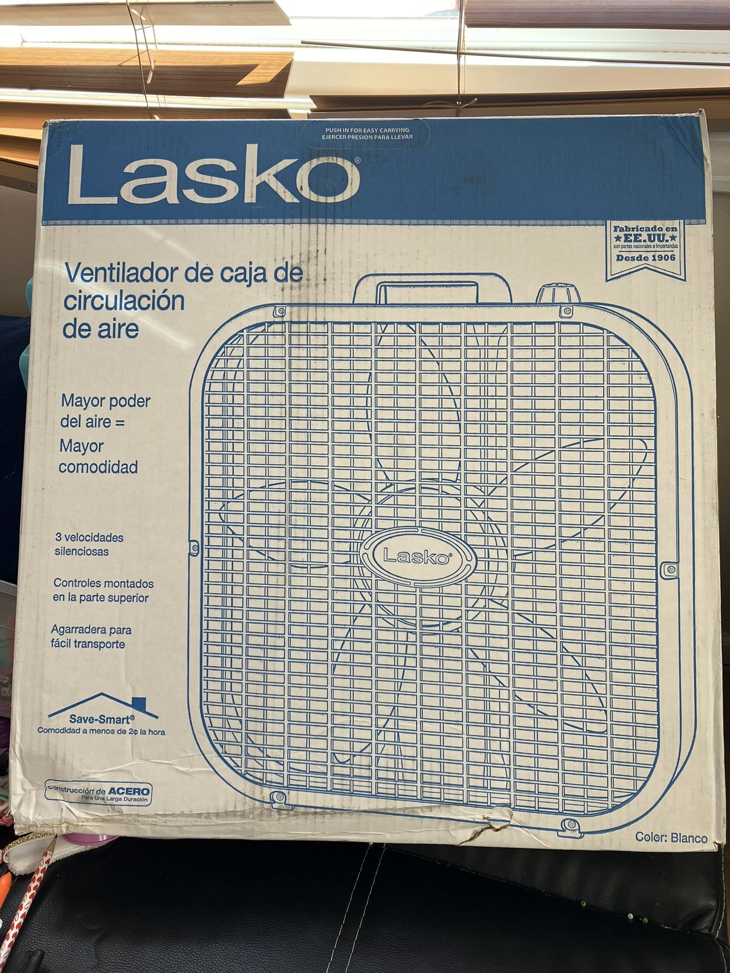 Lasko box fan / Lasko Ventilador Cuadrado