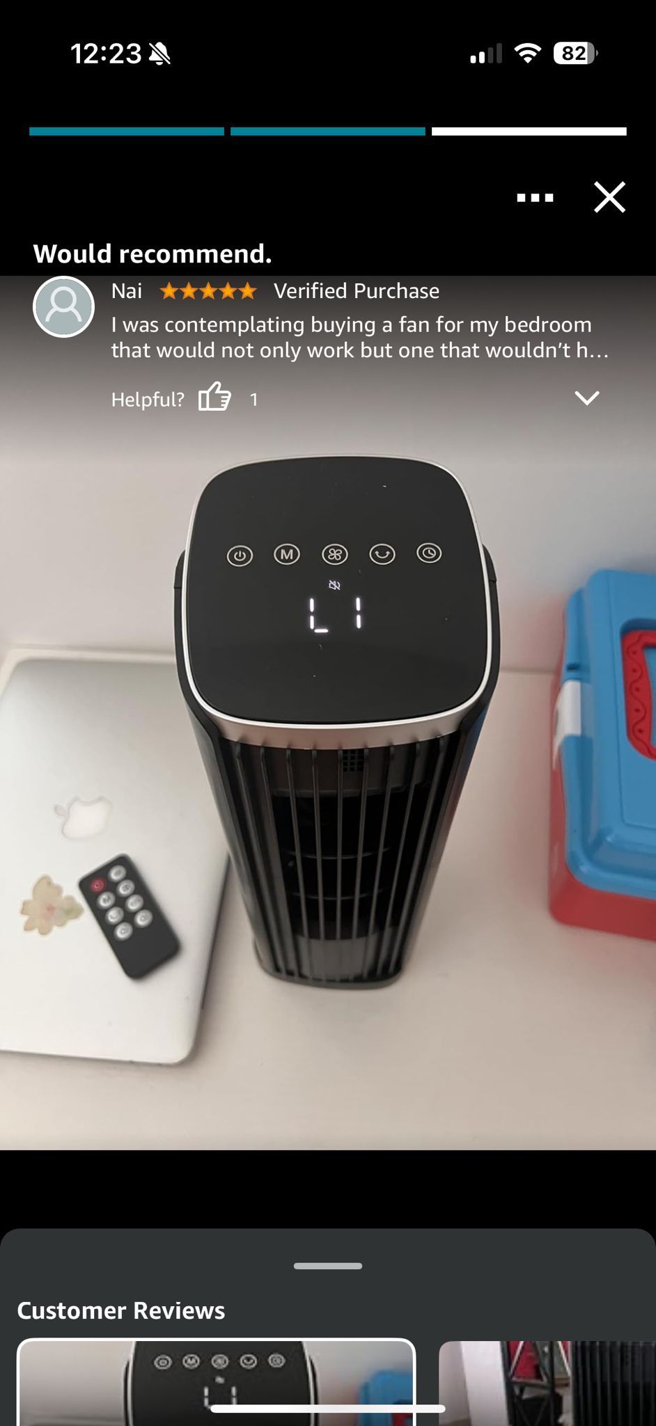 Fan for Bedroom, 13" Tower Fan with Remote, 4 Modes 4 Speeds Max 24ft/s, 70° Oscillating Desk Fan, 12H Timer Portable Fans, Cooling Fans for Office, H