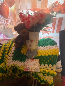 Elegant Faith, Hope & Love Decorative Gift Arrangement