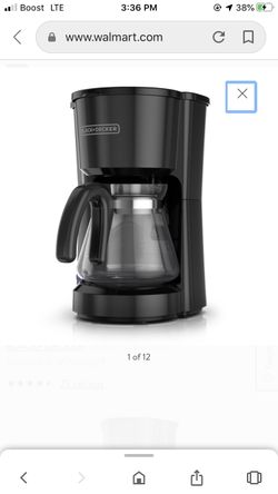 Black & Decker 5 cup coffee maker