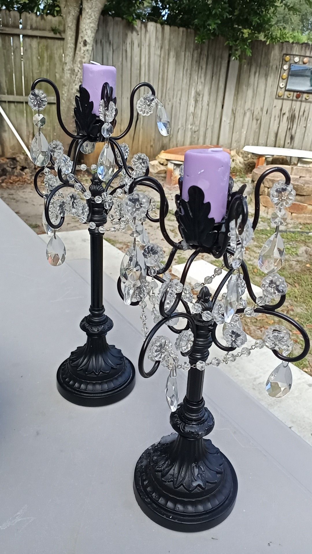 Cake stands, party supplies candle holder
