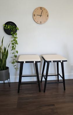 25 in. Counter Height Wood Bar Stool