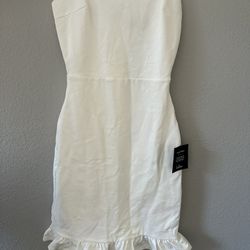 Brand NEW White Bodycon Dress (Lulus)