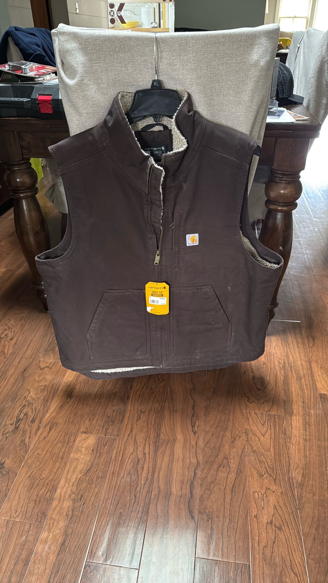 New Carhartt Sherpa Vest 2XL