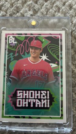 Shohei Ohtani Topps Big League Baseball Card