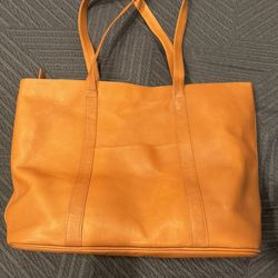 Latico Suburban Full Grain Leather Weekender Tote Bag Natural Color