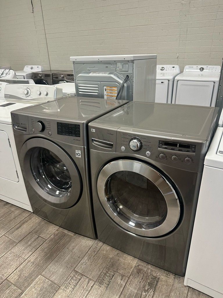 Lg washer and dryer set electric used