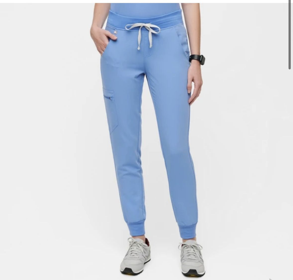 Figs Zamora Ceil Blue Pants Large