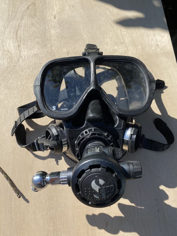 Scuba pro full face scuba mask and g500 second stage for