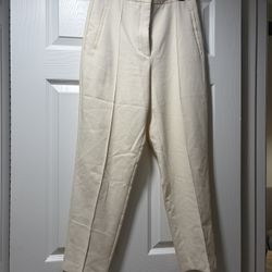 Zara, women's beige dress pants