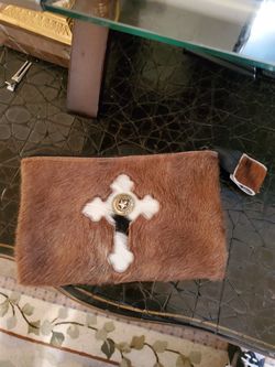 Cowhide Zipper Bag