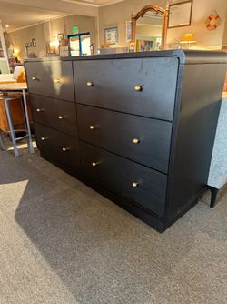 Modern Contemporary Black Dresser 